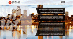 Desktop Screenshot of denuocapital.com